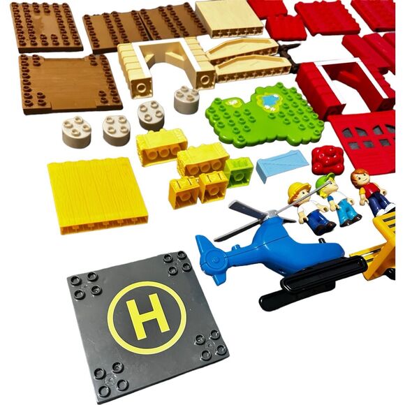 Mega Bloks First Builders Mixed Farm Ranch House Lot Animals People Vehicles - Picture 8 of 16